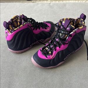 Nike Youth Little Posite One Cave Purple Sneakers